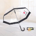 A17 parapluie clair apollo clair transparent avec le logo d&#39;impression